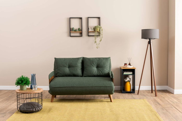 Atelier Del Sofa Cosmo Sofá-Cama de 2 Plazas Verde Atelier Del Sofa Cosmo Sofá-Cama de 2 Plazas Verde